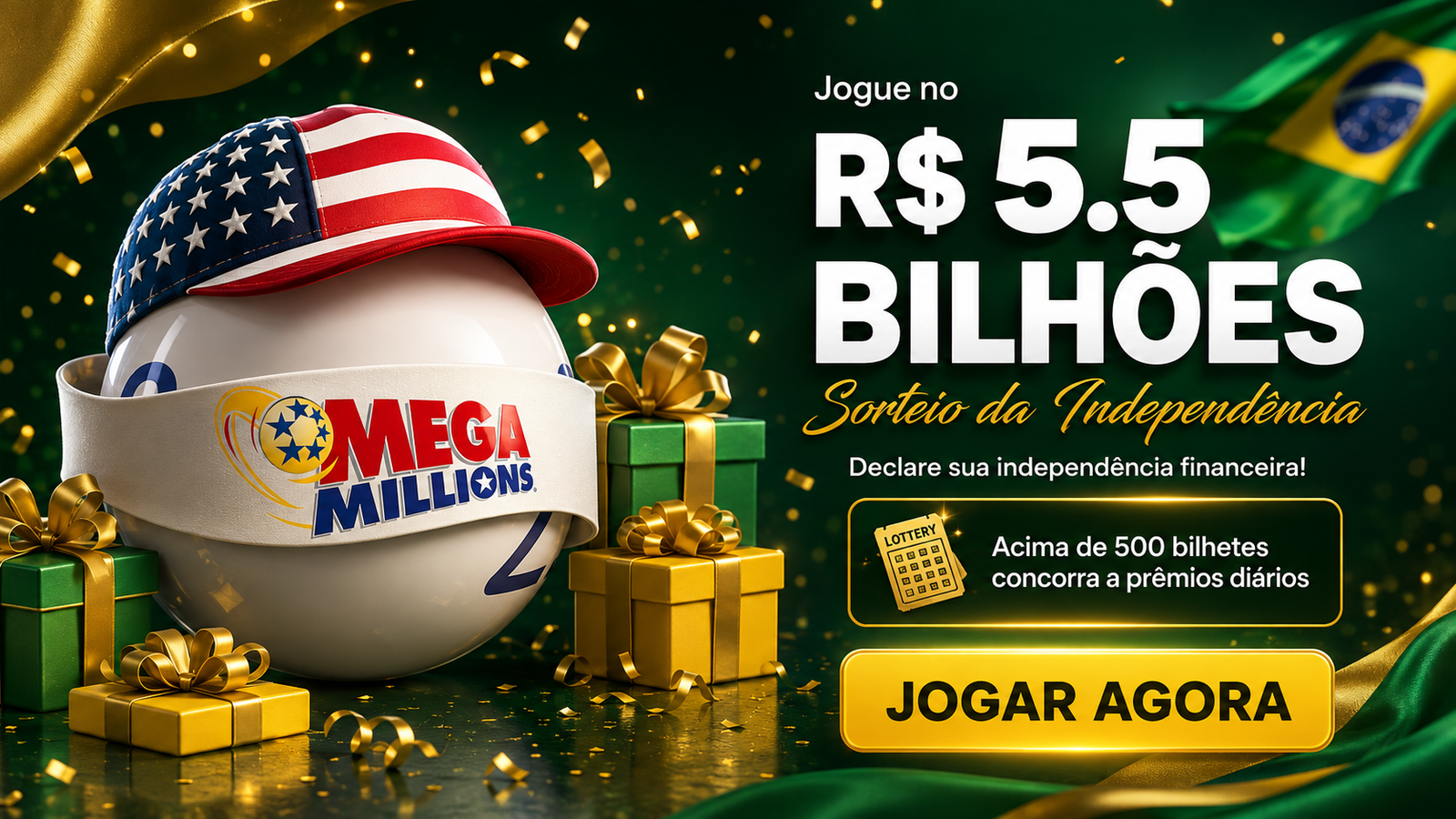 Sorteio Especial Mega Millions