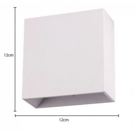 Arandela led 4w br 3000k c/ 2 fachos regulaveis ip65 dron - Image 2
