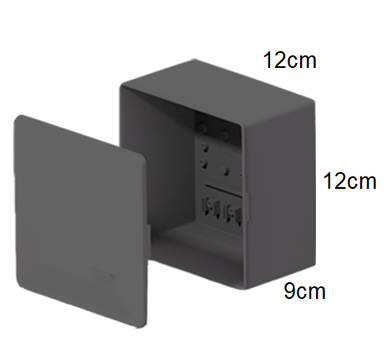 Caixa passagem pvc 12,0cm x 12,0cm cz - Image 2