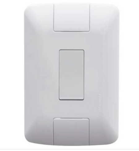 Interrupt 1t simples br 6a 250v 4x2 c / placa aria