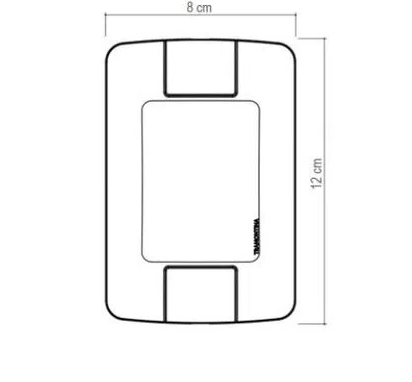 Interrupt 1t simples br 6a 250v 4x2 c / placa aria - Image 2