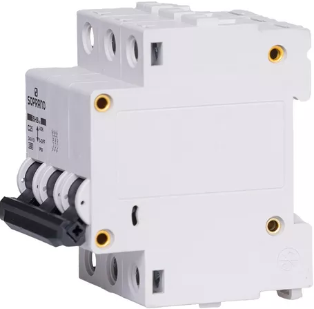 Disjuntor 3x 25a c 3ka br din residencial - Image 2