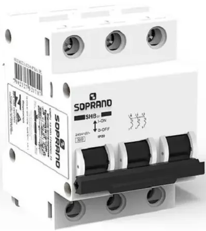 Disjuntor 3x 25a c 3ka br din residencial - Image 4
