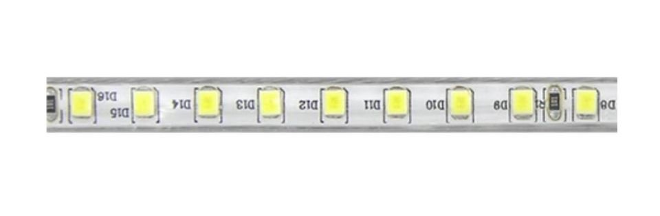 Fita led branco quente 12v ip20 5,4w/mt rolo c/ 5m
