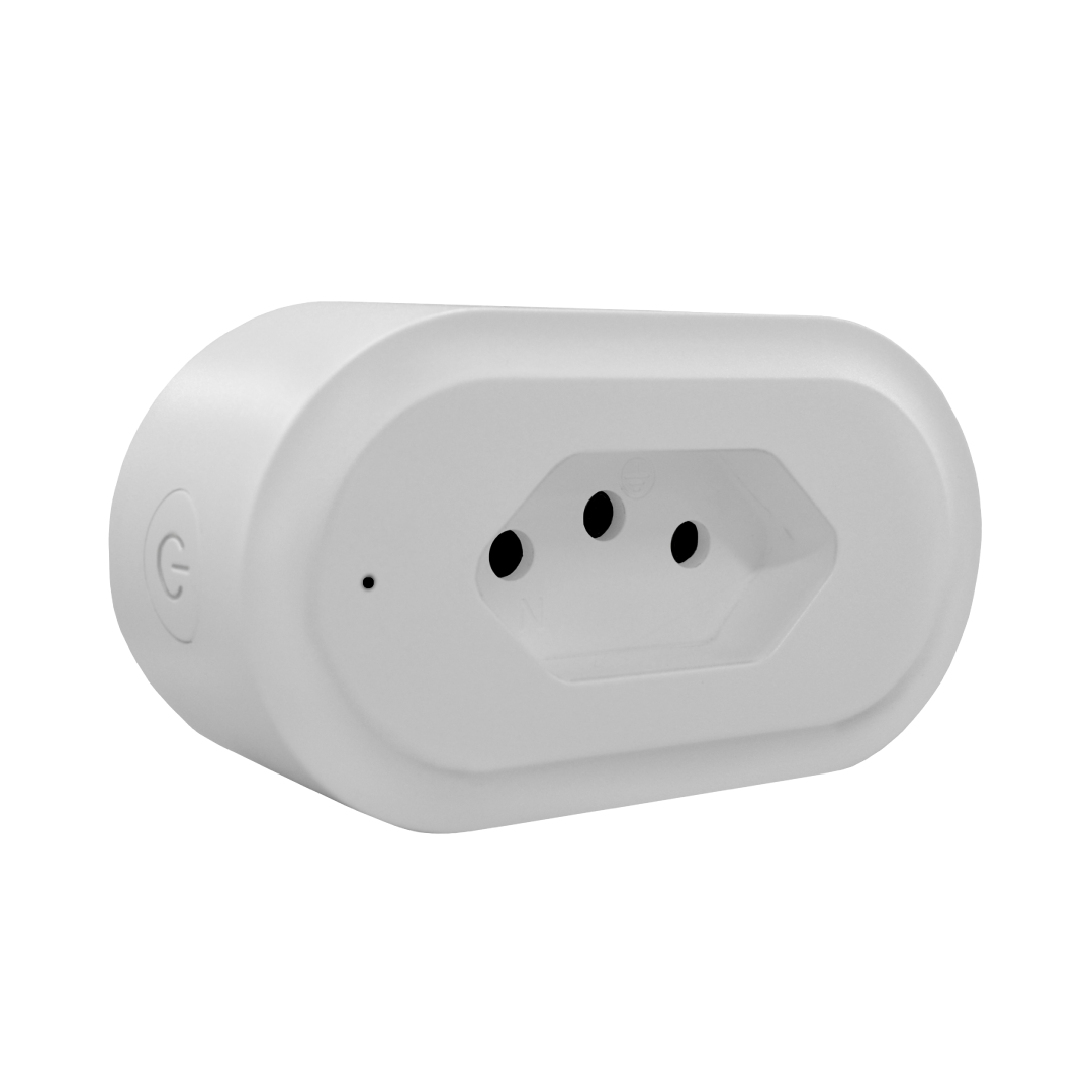Interrupt plugue 2p+t br 10a biv. smart wi-fi myhouse x
