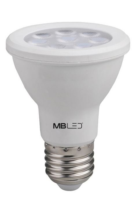 Lampada led par 20 biv 9w 6000k e27