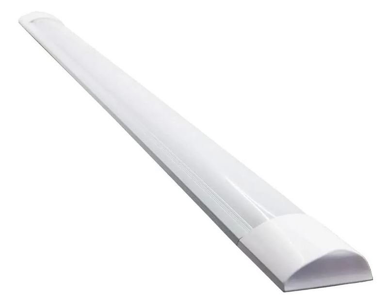 Luminaria flat slim led 18w branco quente biv.