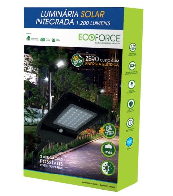 Luminaria solar integrada 1200lm 6500k - Image 2