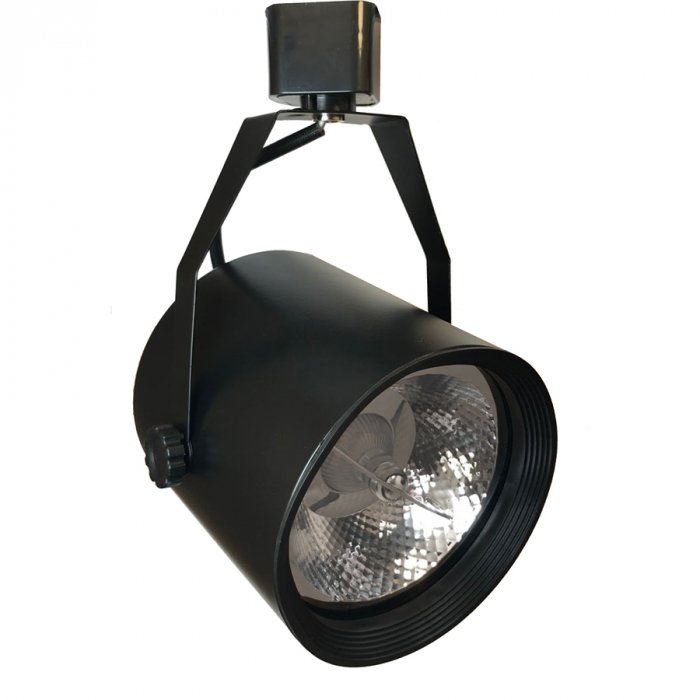 Luminaria spot p/trilho 1 lamp. ar 111 pt
