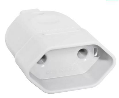 Plug femea 10a 2p nbr14136 br