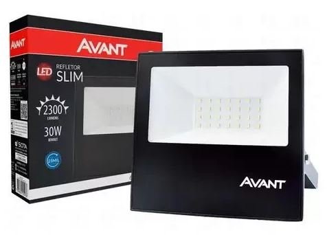 Refletor de led 30w biv quad. branco frio pt